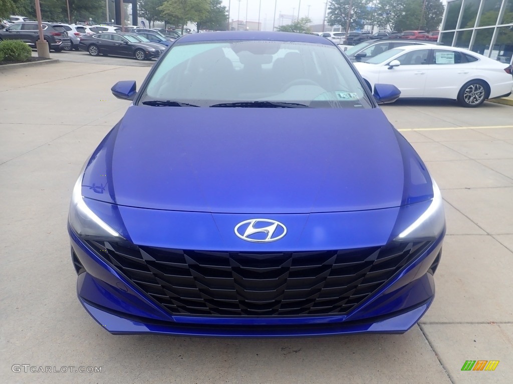 2023 Elantra SEL - Intense Blue / Medium Gray photo #8