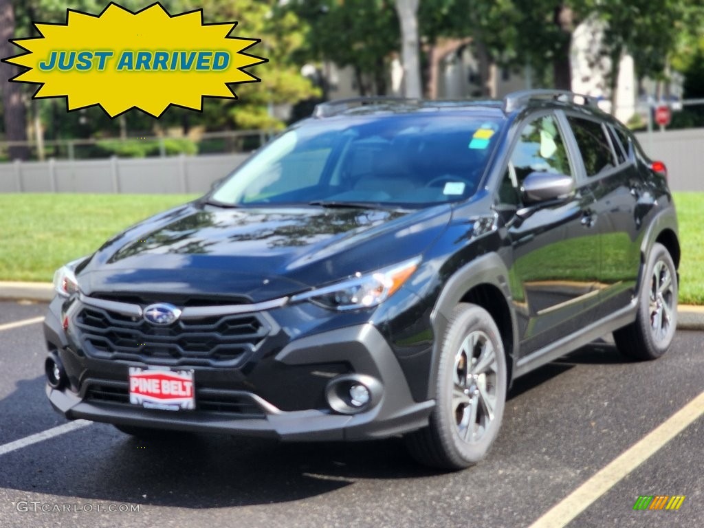 2024 Crosstrek Premium - Crystal Black Silica / Gray photo #1