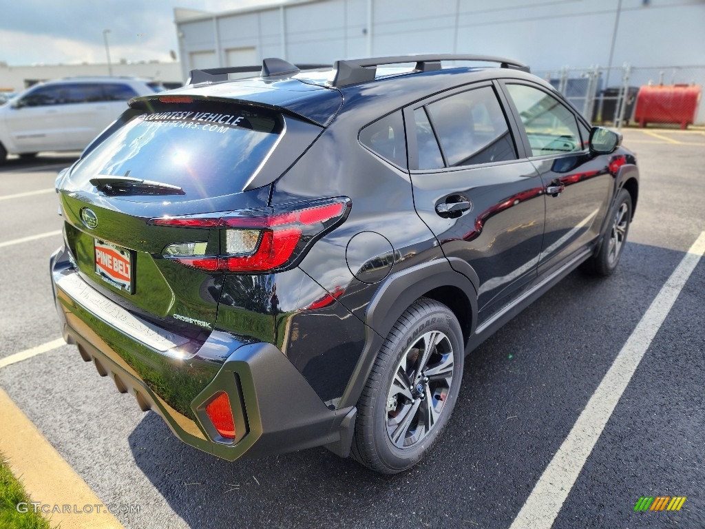2024 Crosstrek Premium - Crystal Black Silica / Gray photo #3