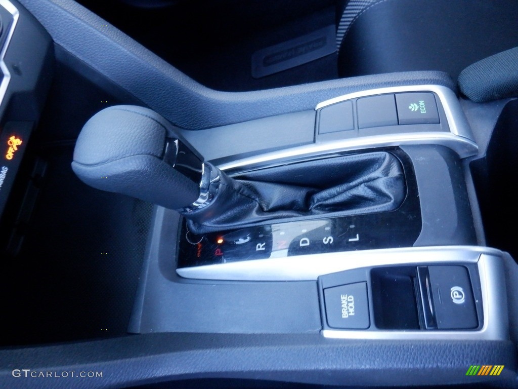 2020 Civic LX Sedan - Aegean Blue Metallic / Black photo #15