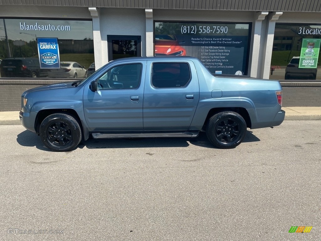 2006 Ridgeline RTS - Steel Blue Metallic / Gray photo #1