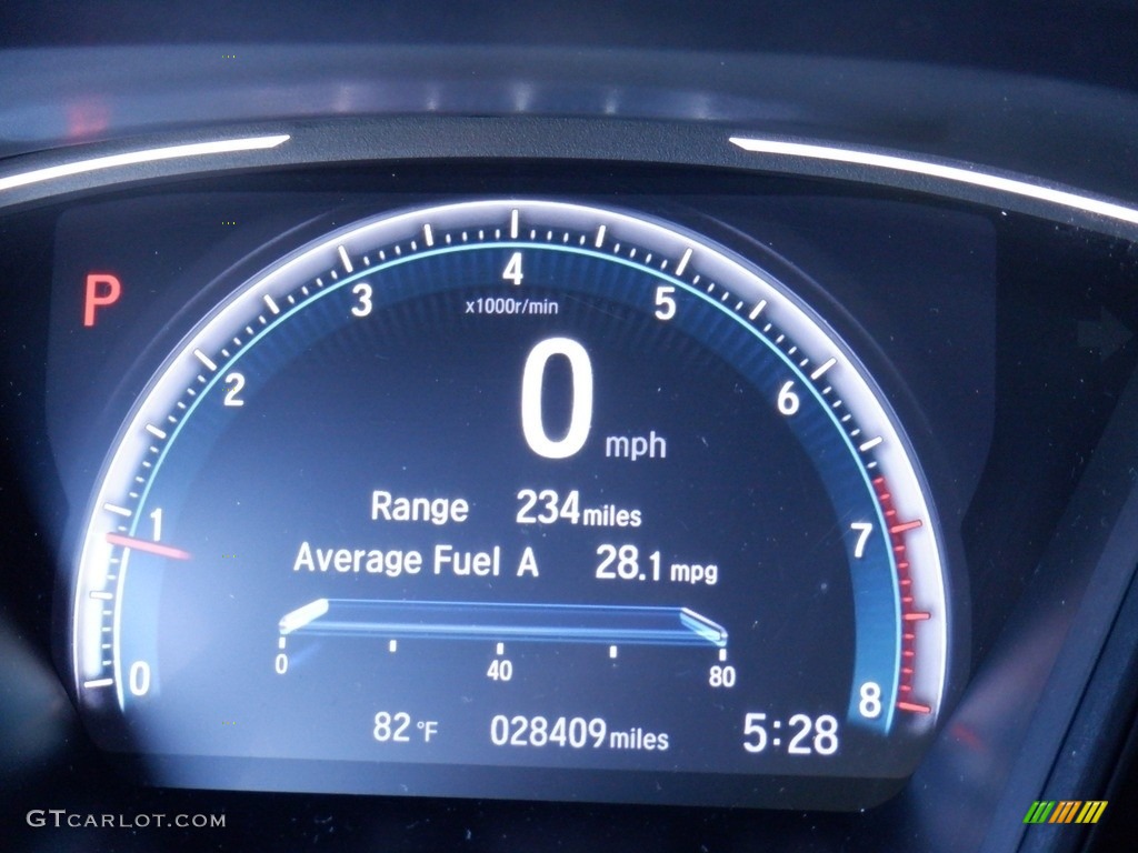2020 Civic LX Sedan - Aegean Blue Metallic / Black photo #29