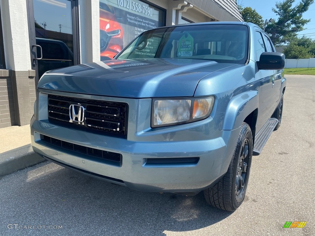 2006 Ridgeline RTS - Steel Blue Metallic / Gray photo #44