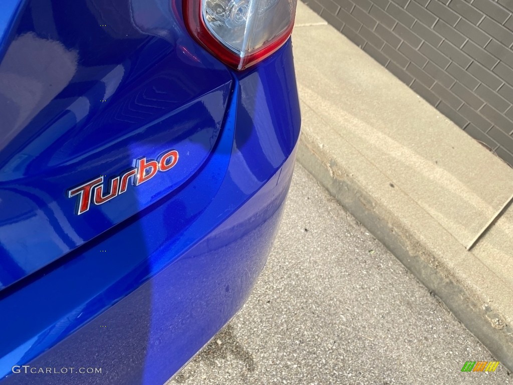 2013 Veloster Turbo - Marathon Blue / Black photo #10