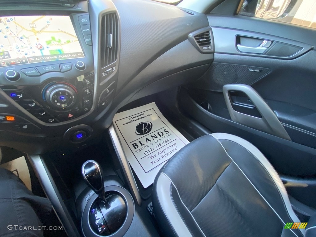 2013 Veloster Turbo - Marathon Blue / Black photo #29