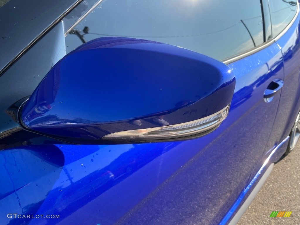 2013 Veloster Turbo - Marathon Blue / Black photo #35