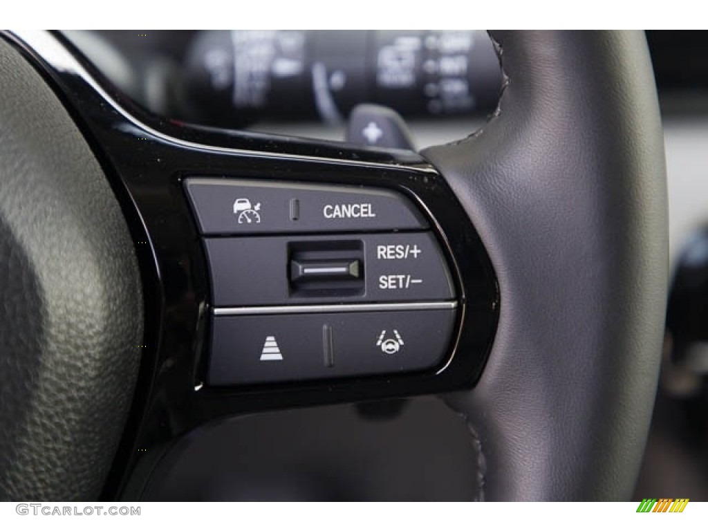 2024 Honda Pilot EX-L Gray Steering Wheel Photo #146544937