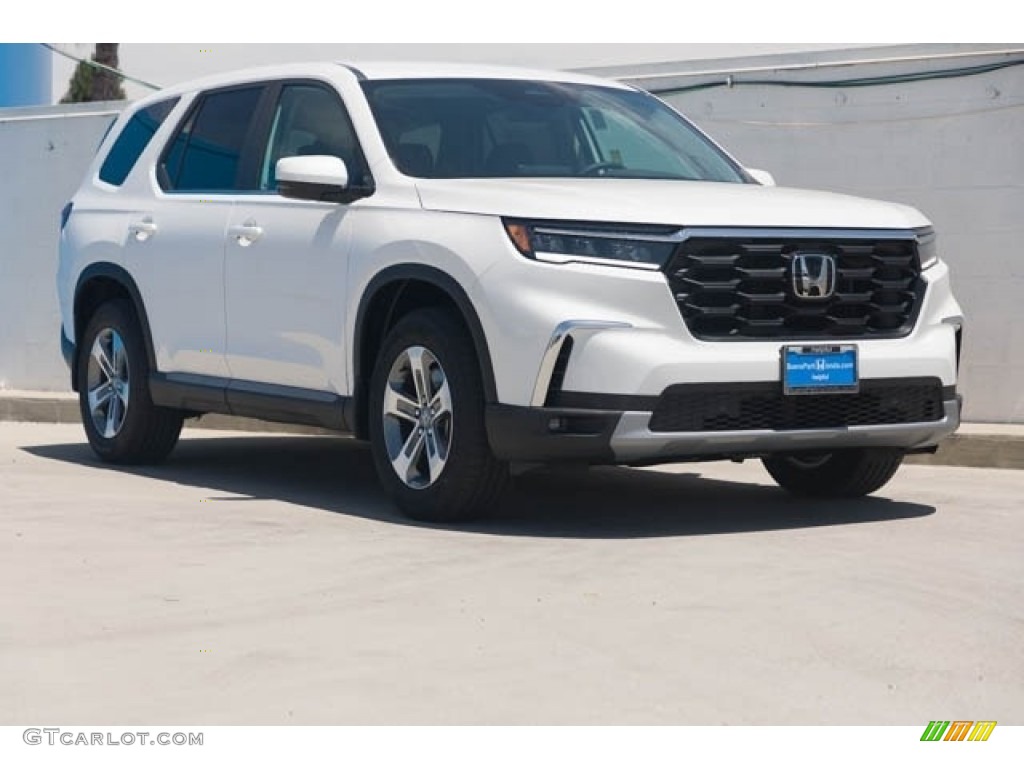 Platinum White Pearl 2024 Honda Pilot EX-L Exterior Photo #146544997