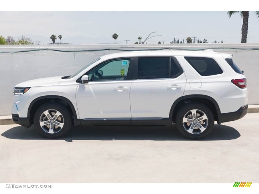 Platinum White Pearl 2024 Honda Pilot EX-L Exterior Photo #146545006