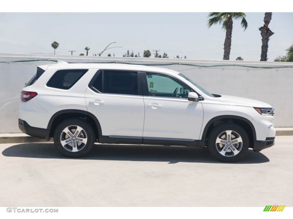 Platinum White Pearl 2024 Honda Pilot EX-L Exterior Photo #146545018