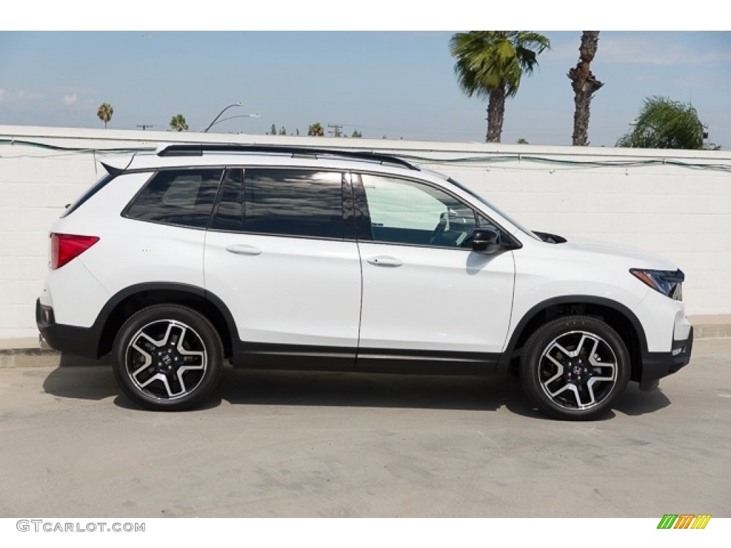 Platinum White Pearl 2023 Honda Passport Elite AWD Exterior Photo #146545138