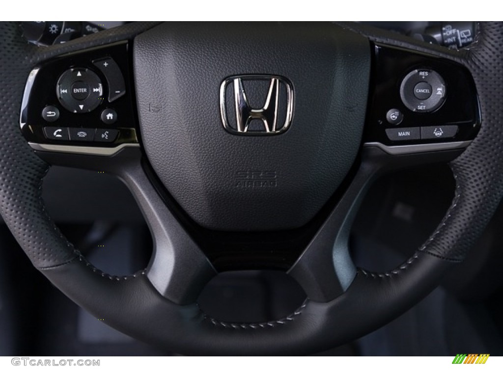 2023 Honda Passport Elite AWD Gray Steering Wheel Photo #146545171