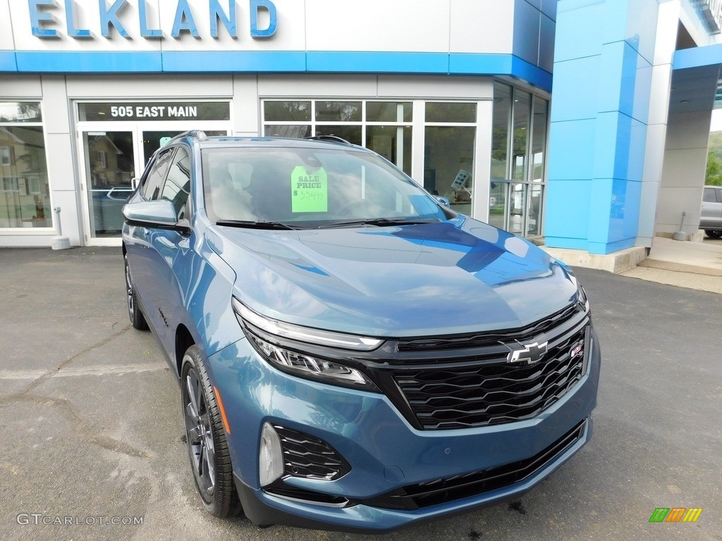 2024 Equinox RS AWD - Lakeshore Blue Metallic / Jet Black photo #5