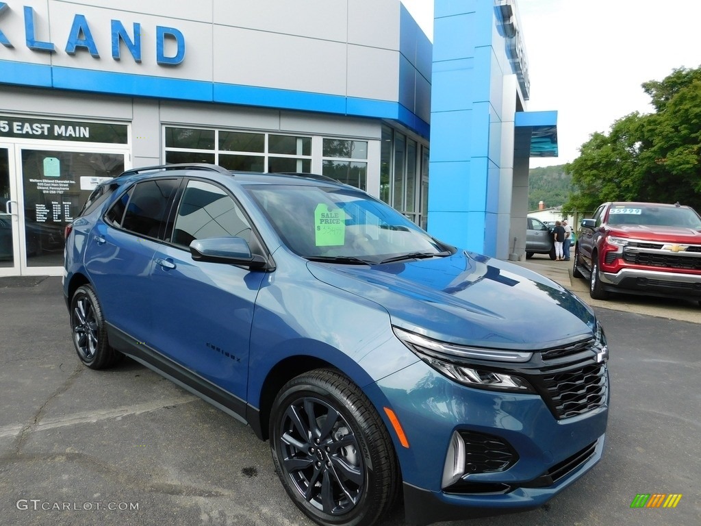 2024 Equinox RS AWD - Lakeshore Blue Metallic / Jet Black photo #6