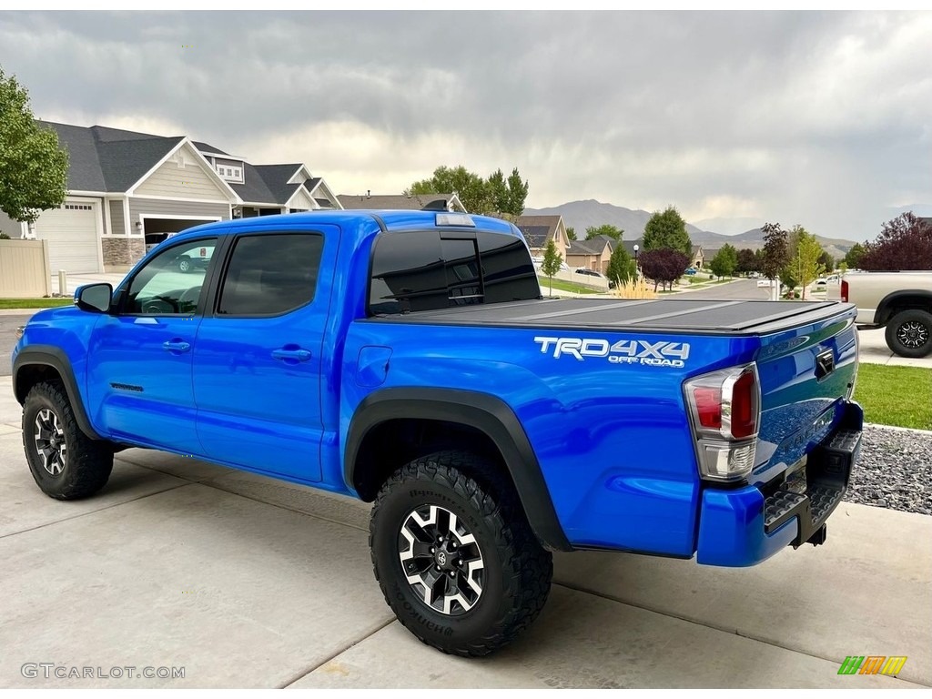 2020 Tacoma TRD Off Road Double Cab 4x4 - Voodoo Blue / Black photo #3