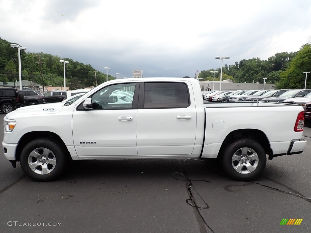 Bright White 2024 Ram 1500 Big Horn Crew Cab 4x4 Exterior Photo #146545925