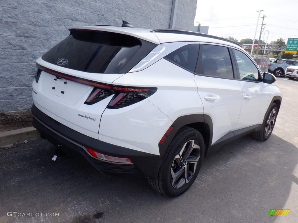 2023 Tucson SEL Hybrid AWD - White Pearl / Black photo #11