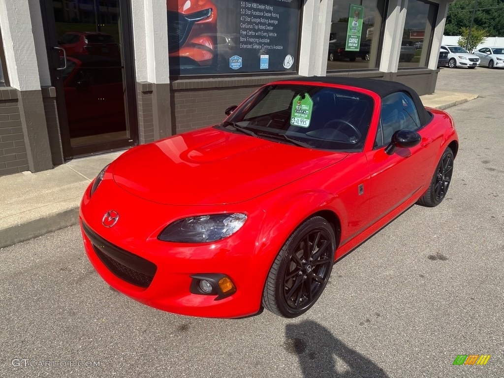 True Red 2014 Mazda MX-5 Miata Club Roadster Exterior Photo #146546066