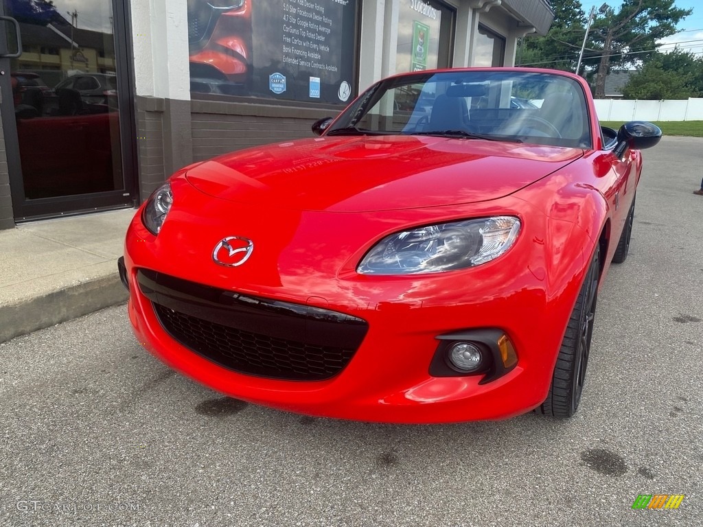2014 MX-5 Miata Club Roadster - True Red / Black photo #5