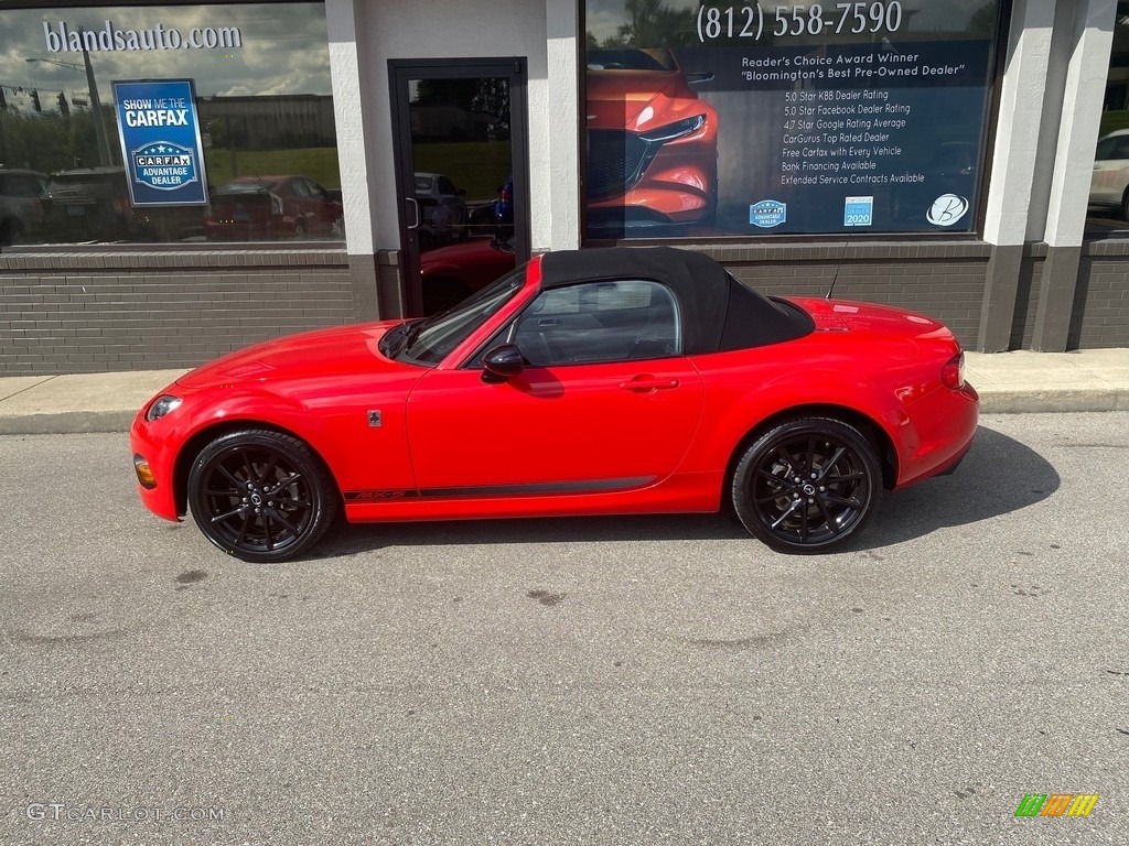 2014 MX-5 Miata Club Roadster - True Red / Black photo #6