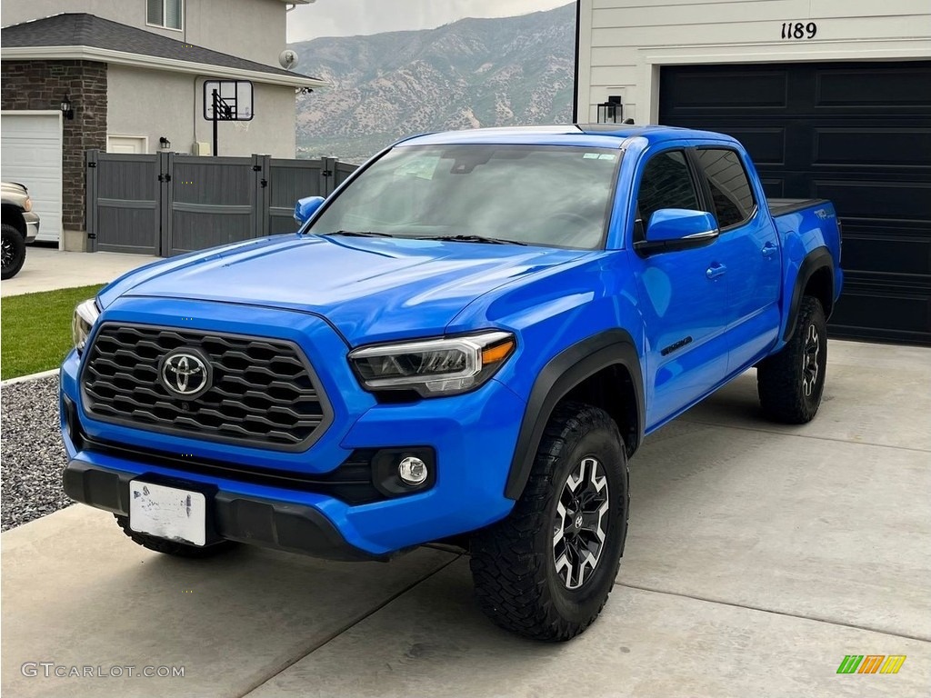 2020 Tacoma TRD Off Road Double Cab 4x4 - Voodoo Blue / Black photo #14
