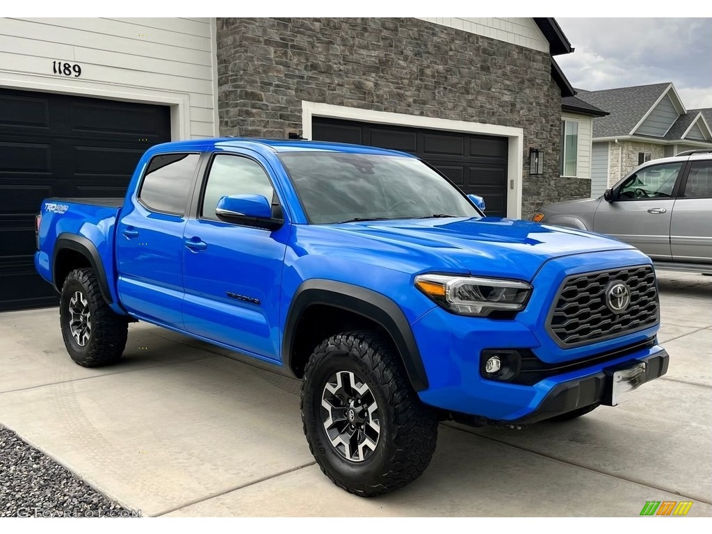 2020 Tacoma TRD Off Road Double Cab 4x4 - Voodoo Blue / Black photo #19