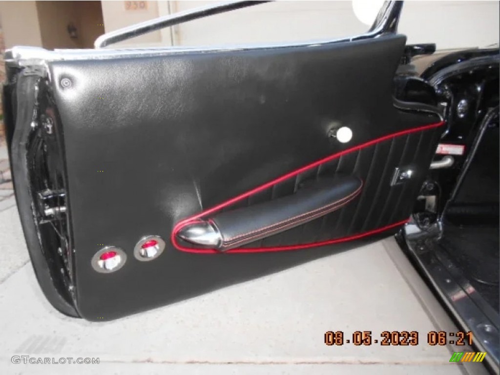 1960 Chevrolet Corvette Convertible Soft Top Black Door Panel Photo #146546654