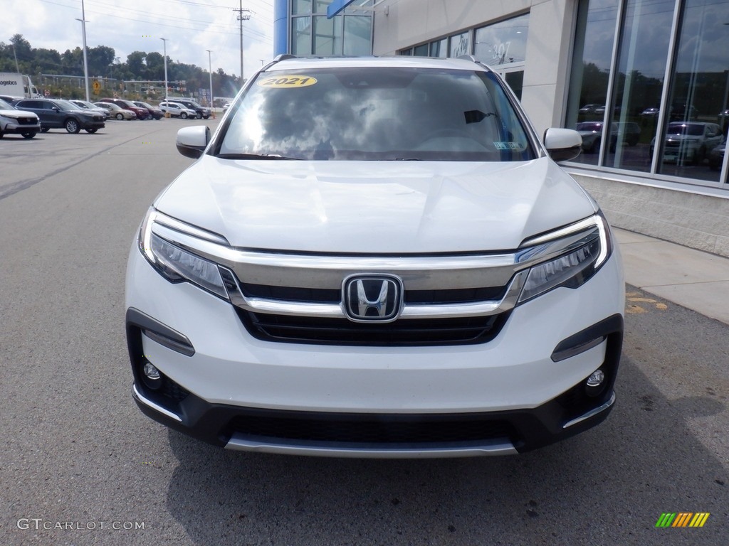 2021 Pilot Elite AWD - Platinum White Pearl / Black photo #18