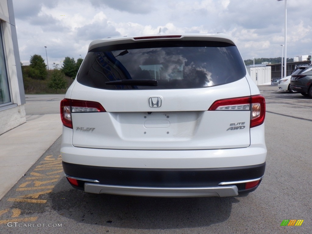 2021 Pilot Elite AWD - Platinum White Pearl / Black photo #22