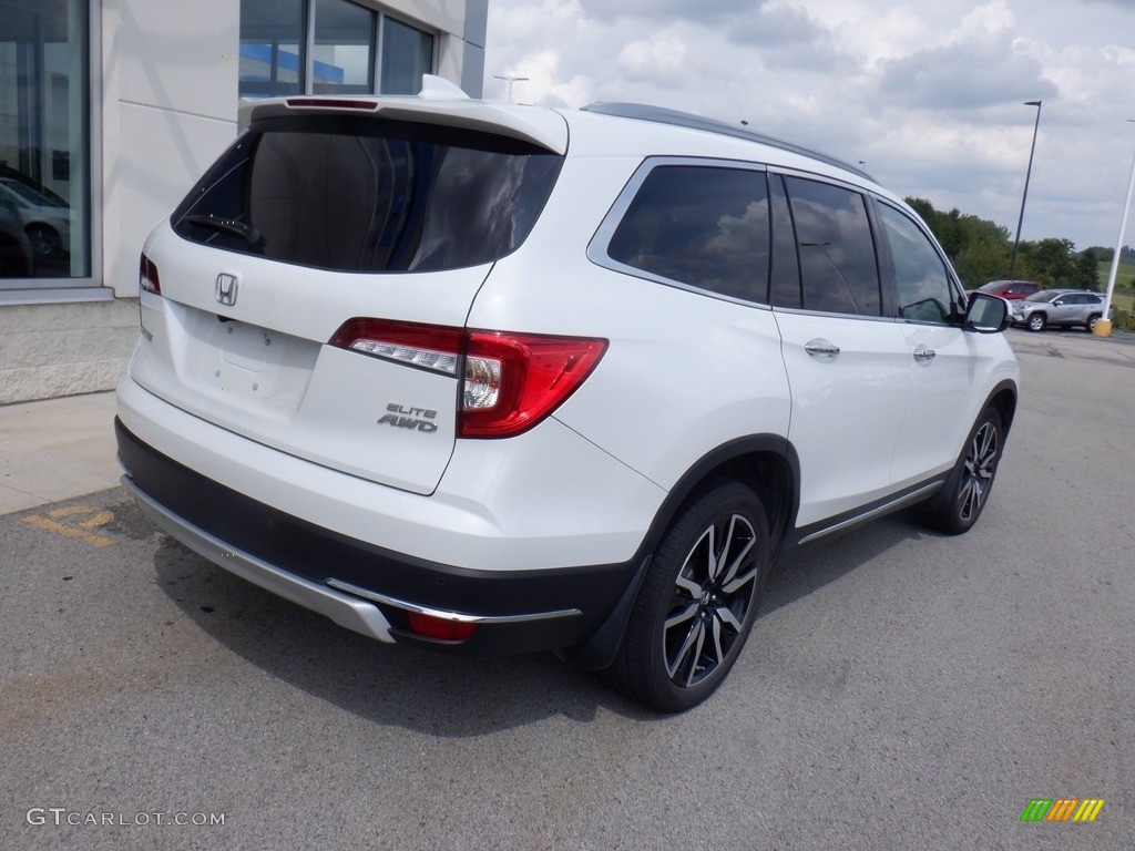 2021 Pilot Elite AWD - Platinum White Pearl / Black photo #23