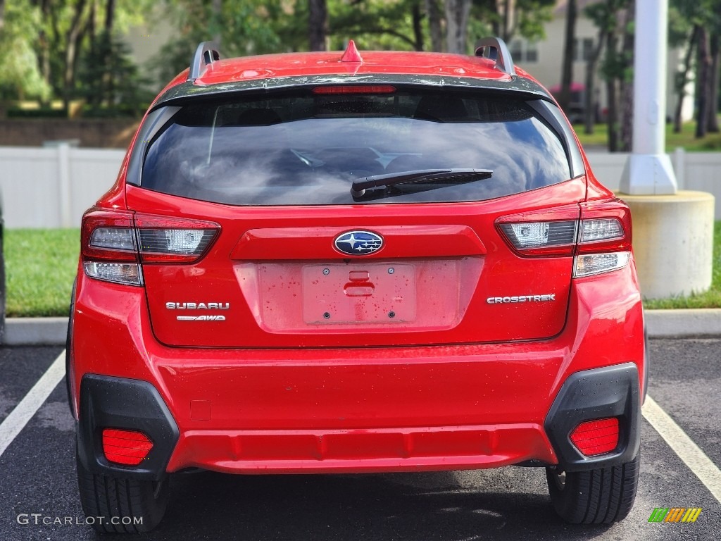 2021 Crosstrek Premium - Pure Red / Black photo #4