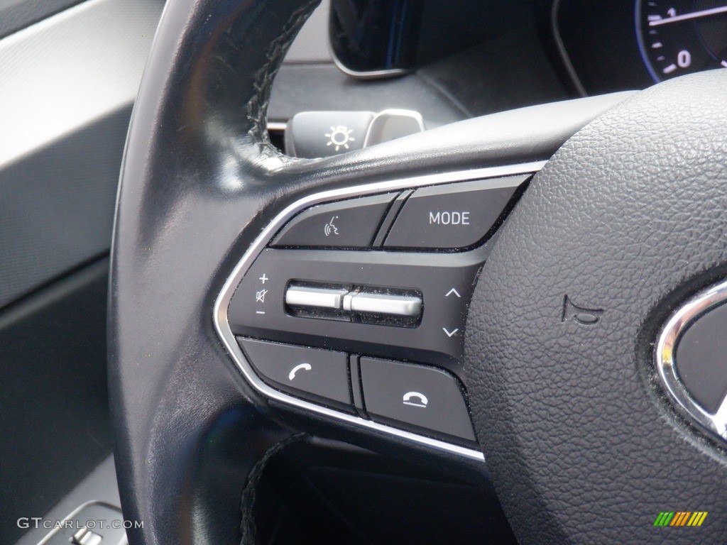 2021 Hyundai Palisade SEL AWD Black Steering Wheel Photo #146547130