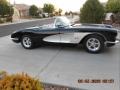 Tuxedo Black 1960 Chevrolet Corvette Convertible Soft Top Exterior