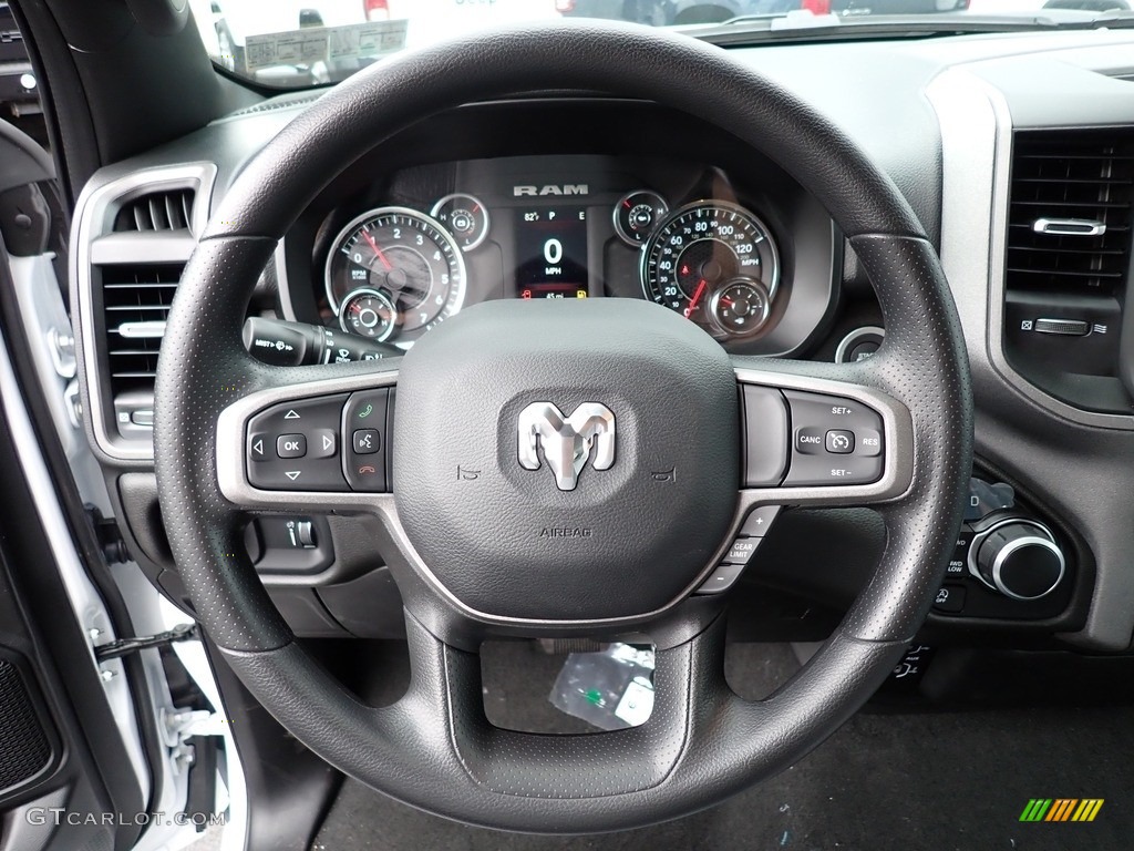 2024 Ram 1500 Tradesman Crew Cab 4x4 Black Steering Wheel Photo #146547261