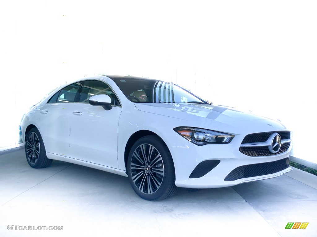 2023 CLA 250 Coupe - Polar White / Macchiato Beige photo #2