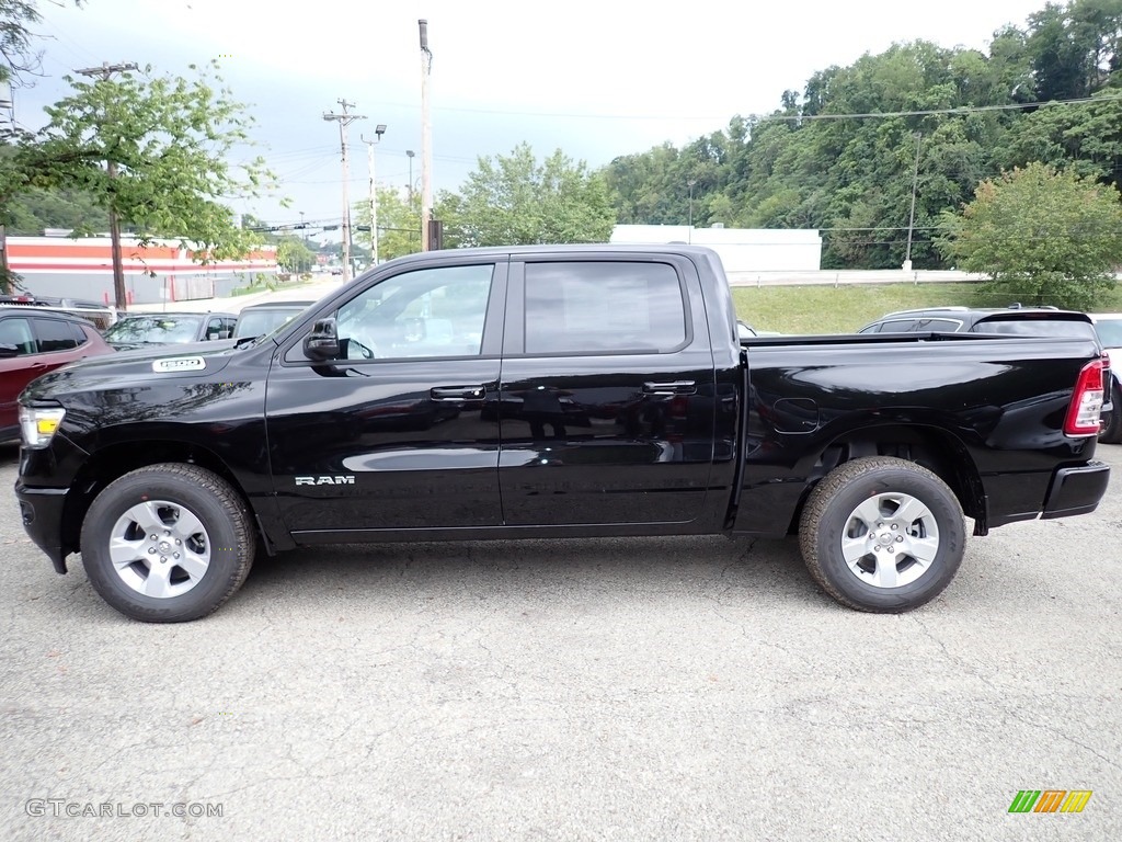 Diamond Black Crystal Pearl 2024 Ram 1500 Big Horn Crew Cab 4x4 Exterior Photo #146547906