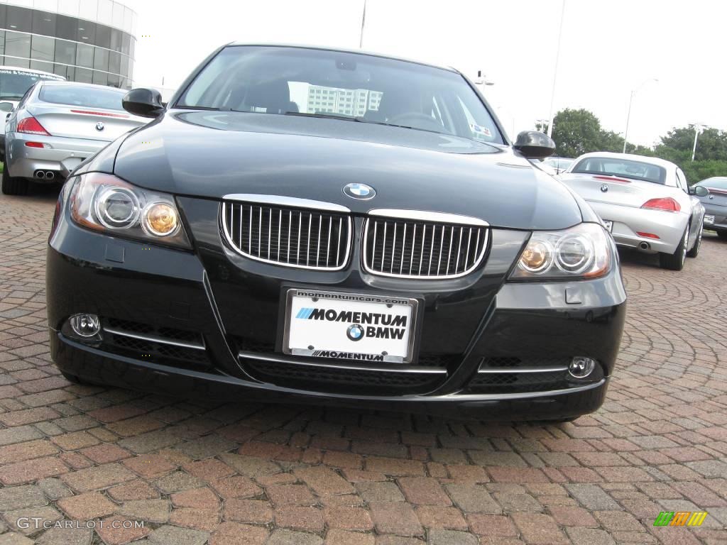 2008 3 Series 335i Sedan - Jet Black / Black photo #3