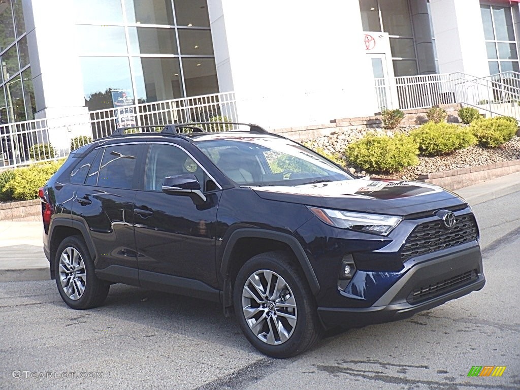 2023 RAV4 XLE Premium AWD - Blueprint / Black photo #1