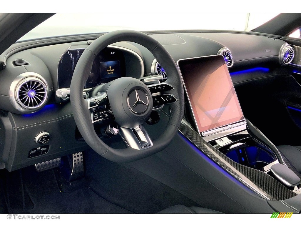 2023 Mercedes-Benz SL AMG 43 Roadster Black Dashboard Photo #146548098