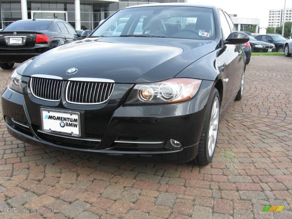 2008 3 Series 335i Sedan - Jet Black / Black photo #4
