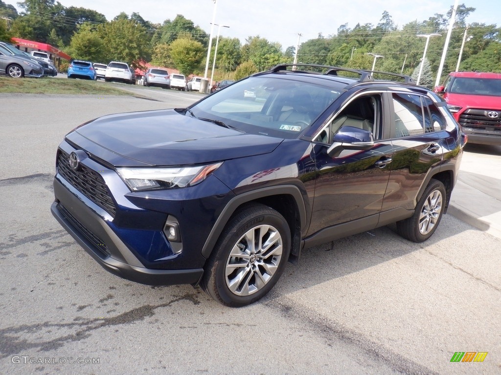 2023 RAV4 XLE Premium AWD - Blueprint / Black photo #16