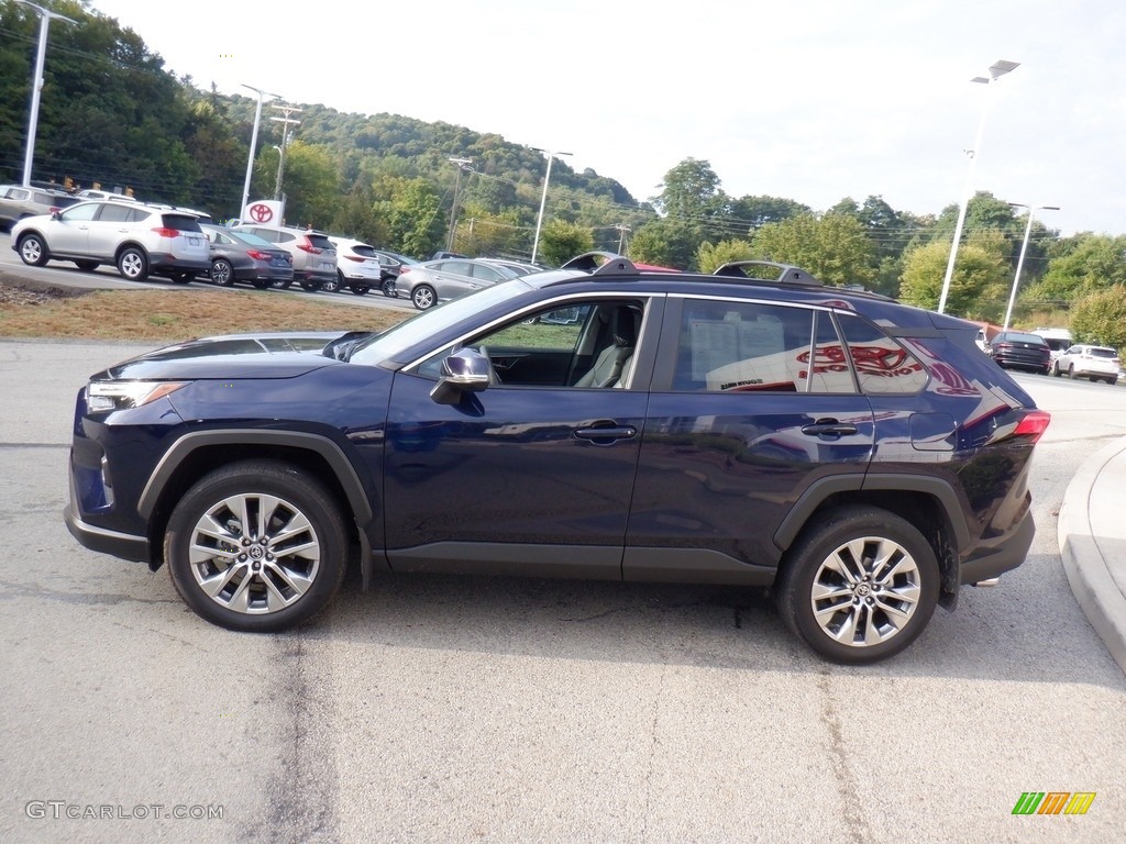 2023 RAV4 XLE Premium AWD - Blueprint / Black photo #17