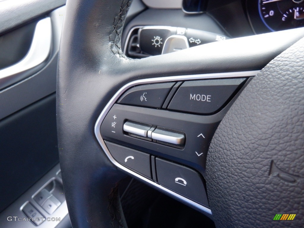 2021 Hyundai Palisade SEL AWD Black Steering Wheel Photo #146548596