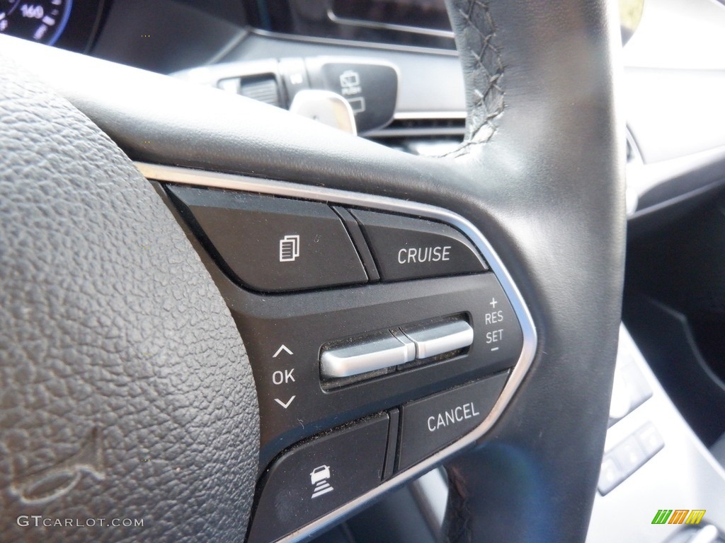 2021 Hyundai Palisade SEL AWD Black Steering Wheel Photo #146548611