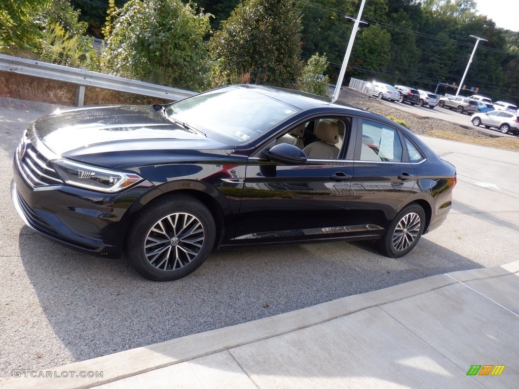 2019 Jetta SEL - Black / Dark Beige photo #14