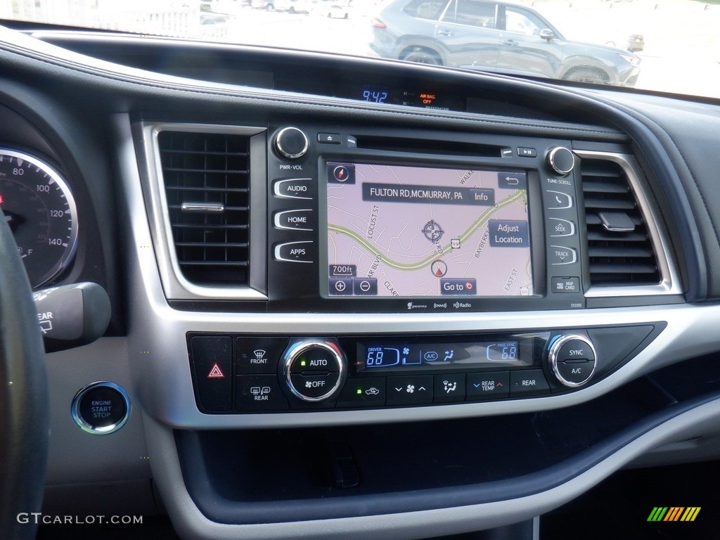 2019 Highlander XLE AWD - Blizzard Pearl White / Ash photo #4