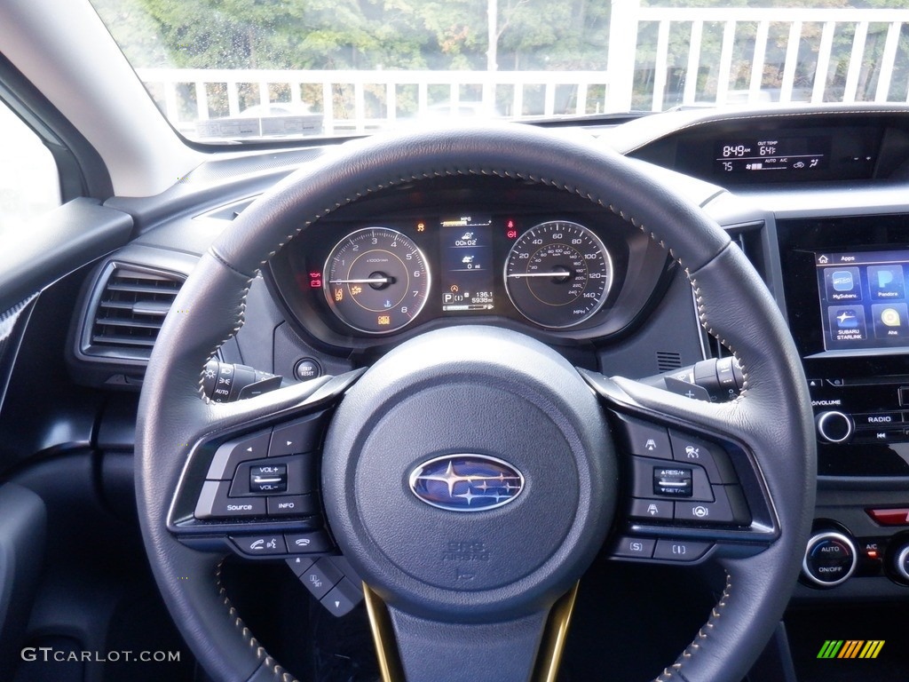 2023 Subaru Crosstrek Sport Black Steering Wheel Photo #146549499