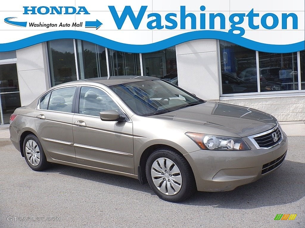 2009 Accord LX Sedan - Bold Beige Metallic / Ivory photo #1