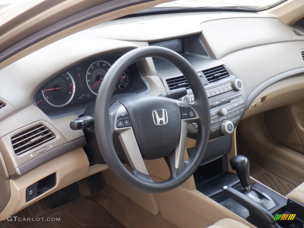 2009 Accord LX Sedan - Bold Beige Metallic / Ivory photo #12