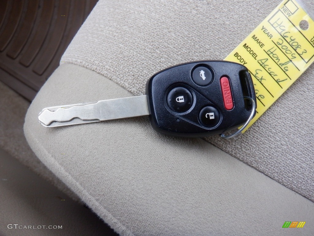 2009 Accord LX Sedan - Bold Beige Metallic / Ivory photo #27